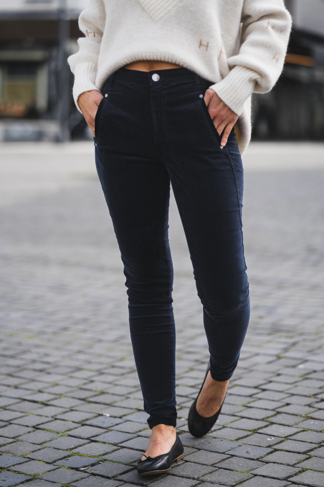 Jolie Pure 618 Navy Mini Corduroy Regular - Vakre Vene