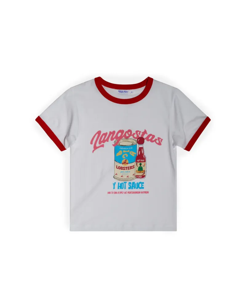 Langostas Hot Sauce Ribb White - Vakre Vene