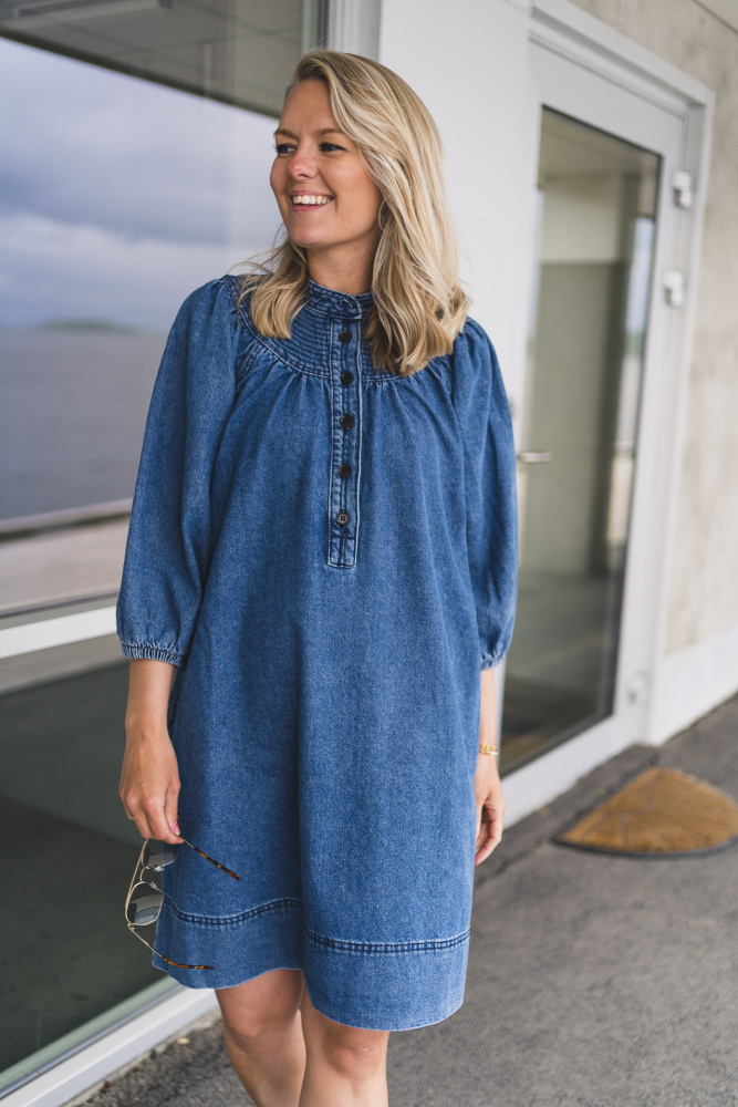 second female denim dress Mina Denim Dress in Blue | Second Female | Australia