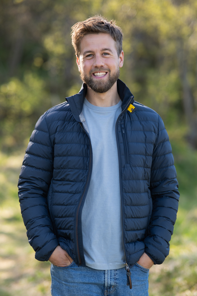 Ugo Man Down Jacket Blue Navy Vakre Vene
