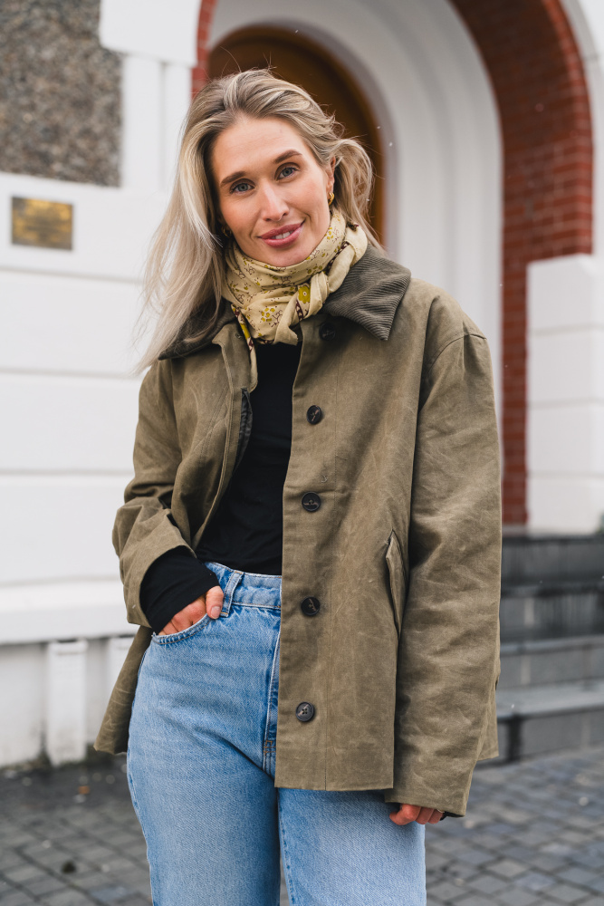 Diana Short Jacket Green - Vakre Vene
