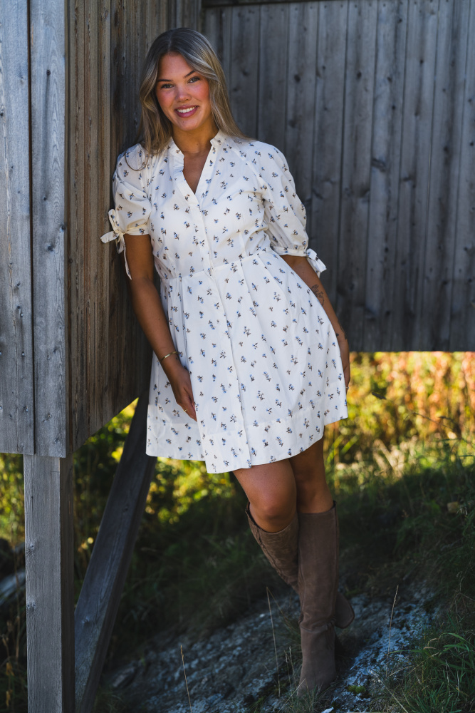 Lia Dress White Anemone - Vakre Vene